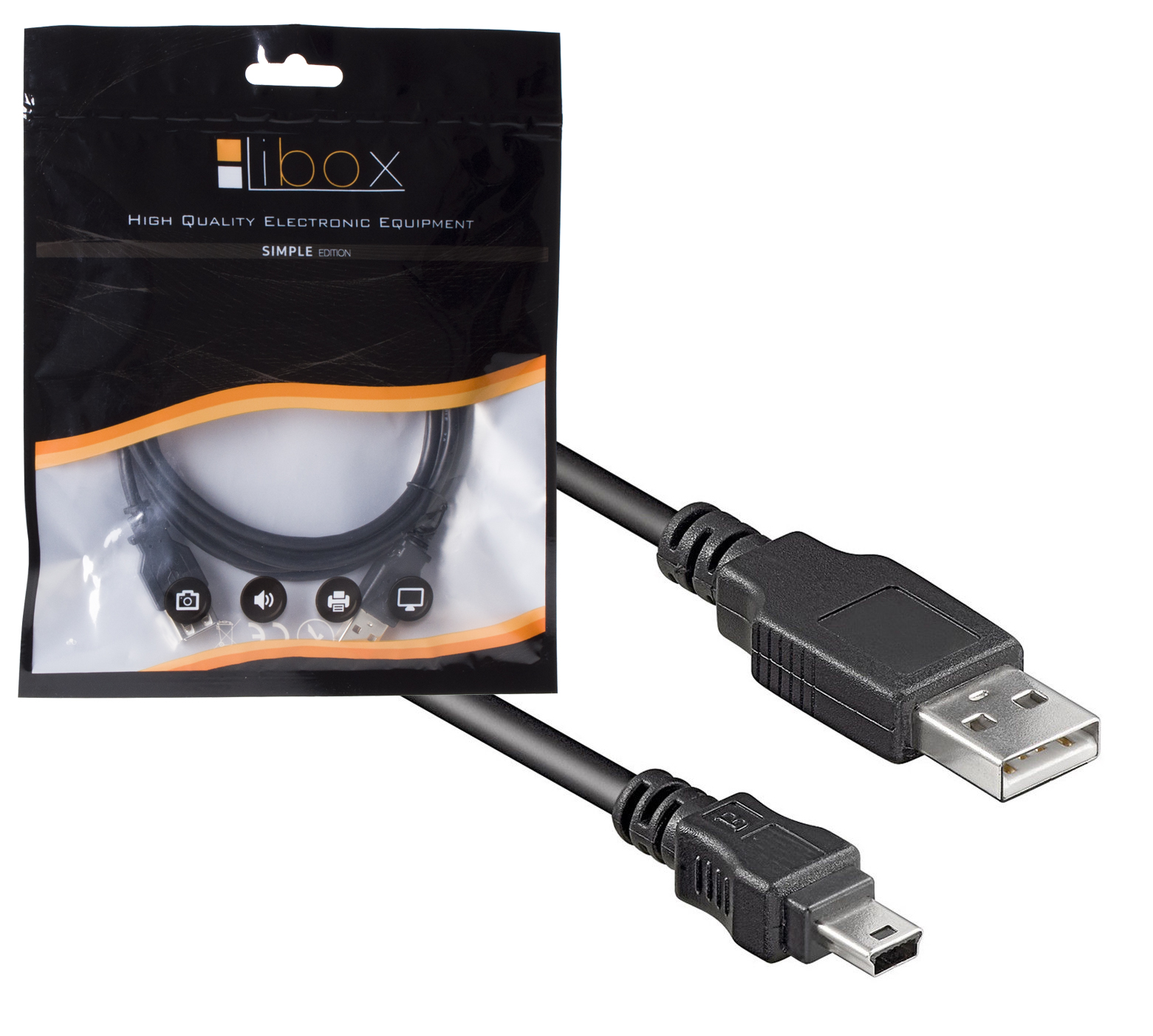 

Kabel Usb 2.0 mini Usb Przewód miniUSB 1,8m