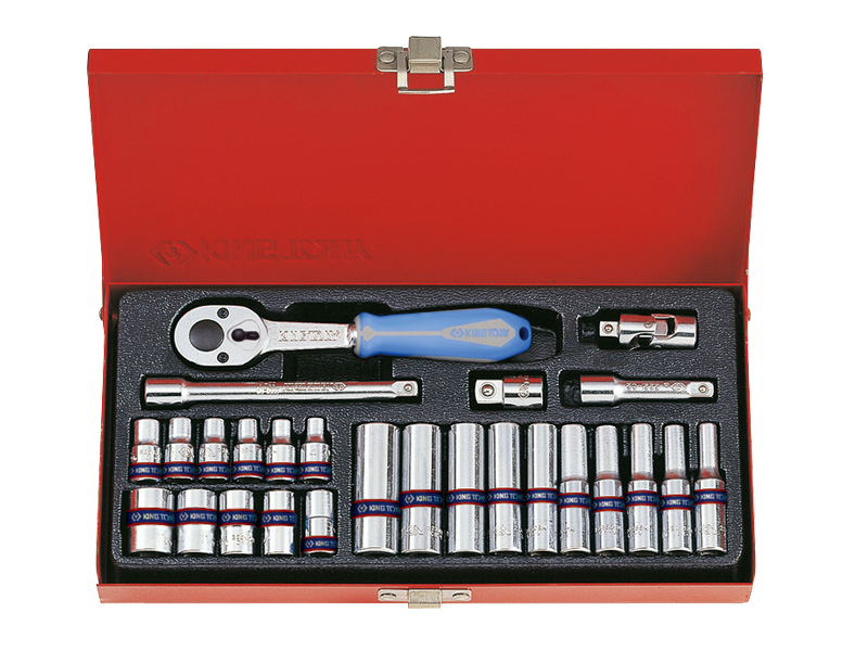 

Zestaw Nasadek 1/4'' 26cz. 4 13mm King Tony