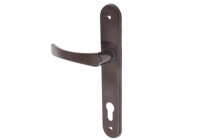 

Klamka aluminiowa malowana 90 mm na wkładkę Brąz
