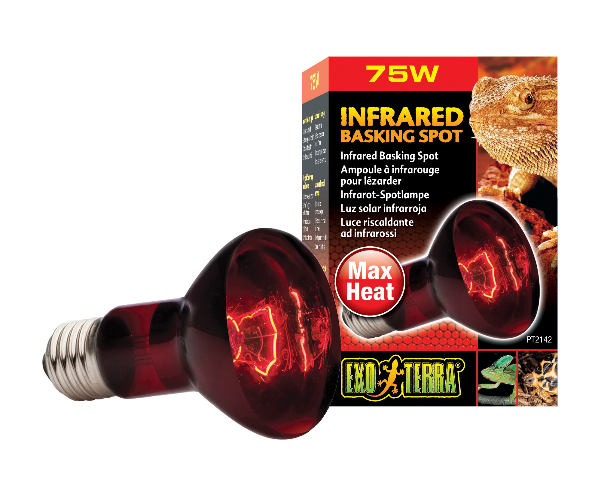 

Exo-terra Żarówka Grzewcza 75W Infrared Heat