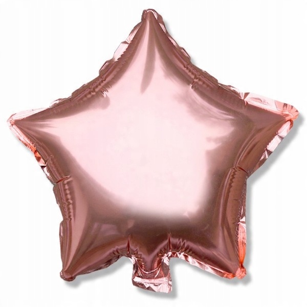 

Balon gwiazdka 45 cm foliowy różowe złoto