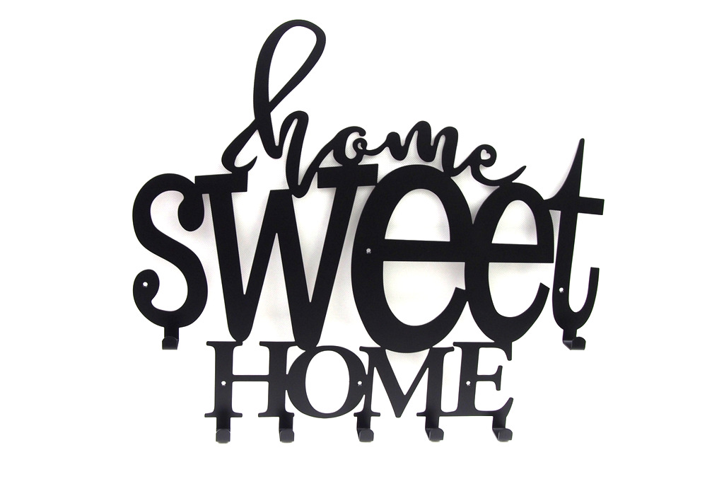 

Wieszak ścienny na ubrania klucze Home Sweet Home