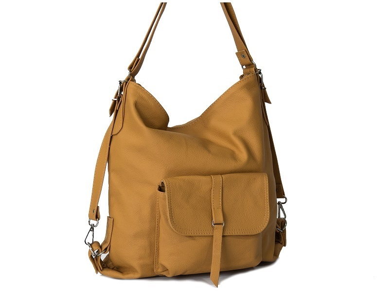 TOREBKA LISTONOSZKA PLECAK 3w1 - SKÓRA 100% Marka bez marki