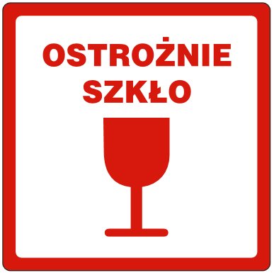 

Nalepki Naklejki Na Paczke Ostrożnie Szkło.