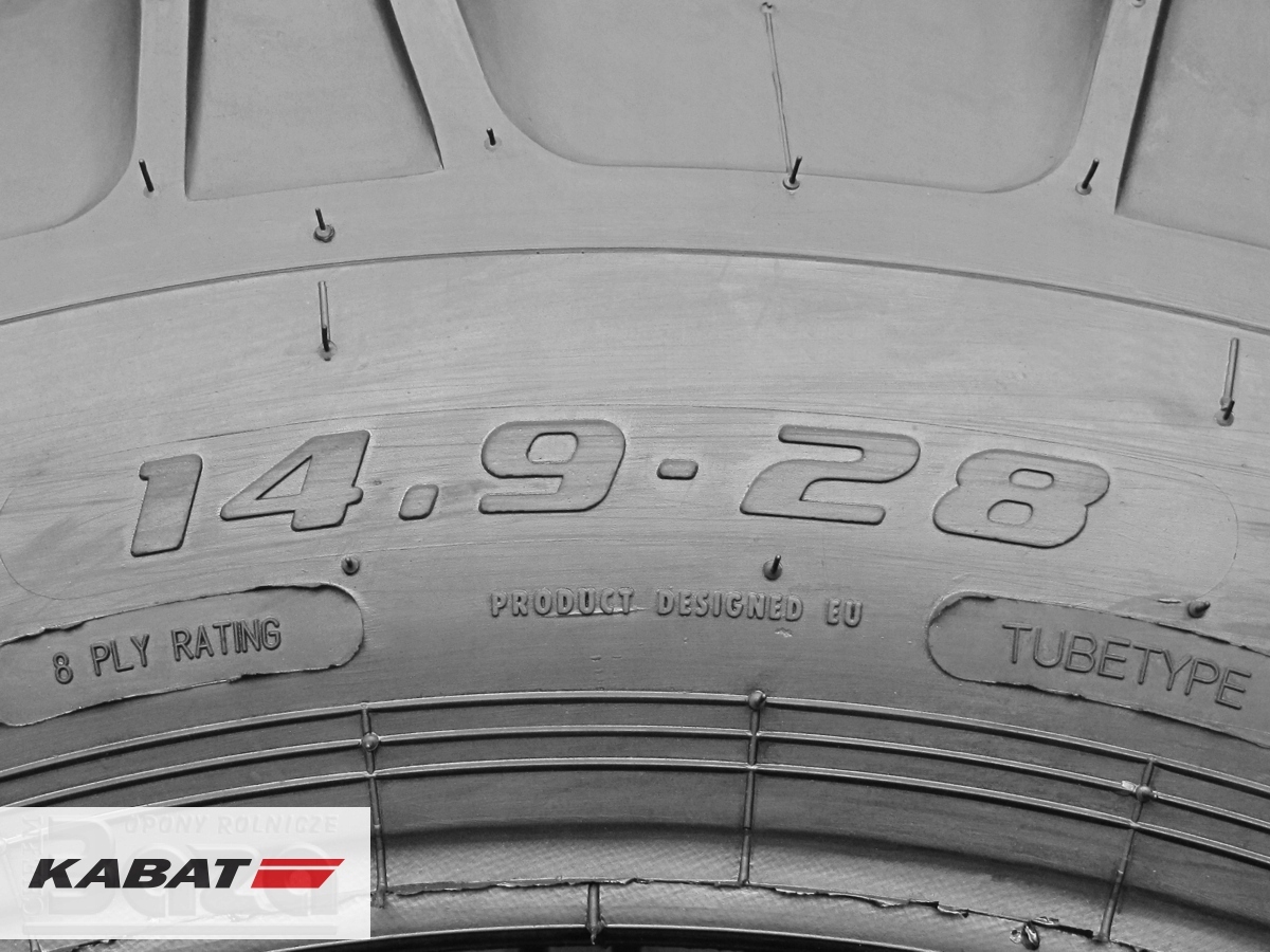 BAZA Opona 14.9-28 KABAT 8PR Ursus C-360 + TK ! Szerokość opony 80 mm