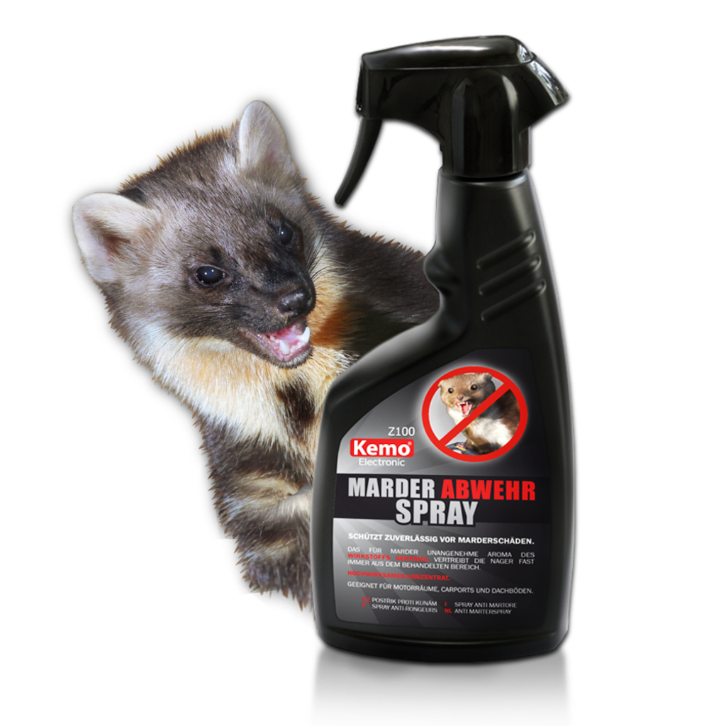 Odstraszacz kun, na kuny Kemo Z100 spray Niemiecki