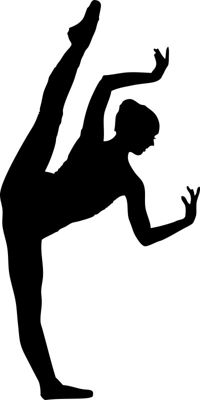 

Naklejka na ścianę Sport Baletnica tancerka 100 cm