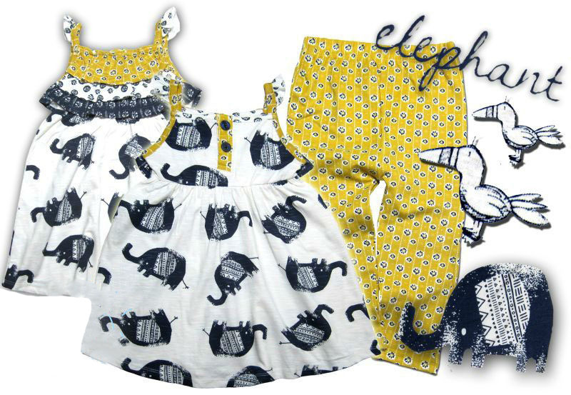 Komplet Lato TUNIKA +LEGGINSY 2-pak DDF * 92/98 Marka Inna marka