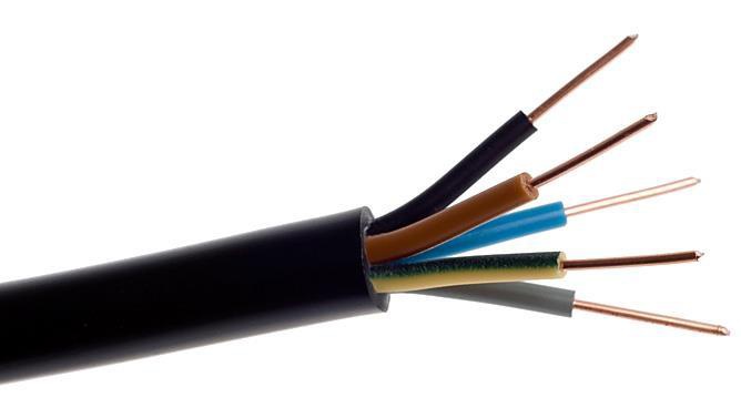

Kabel przewód ziemny miedziany Yky 5x4 odcinek 40m