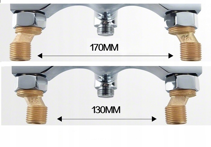 Klasyczna BATERIA KUCHENNA ŚCIENNA FLEX 2 FUNKCJE Typ montażu ścienna