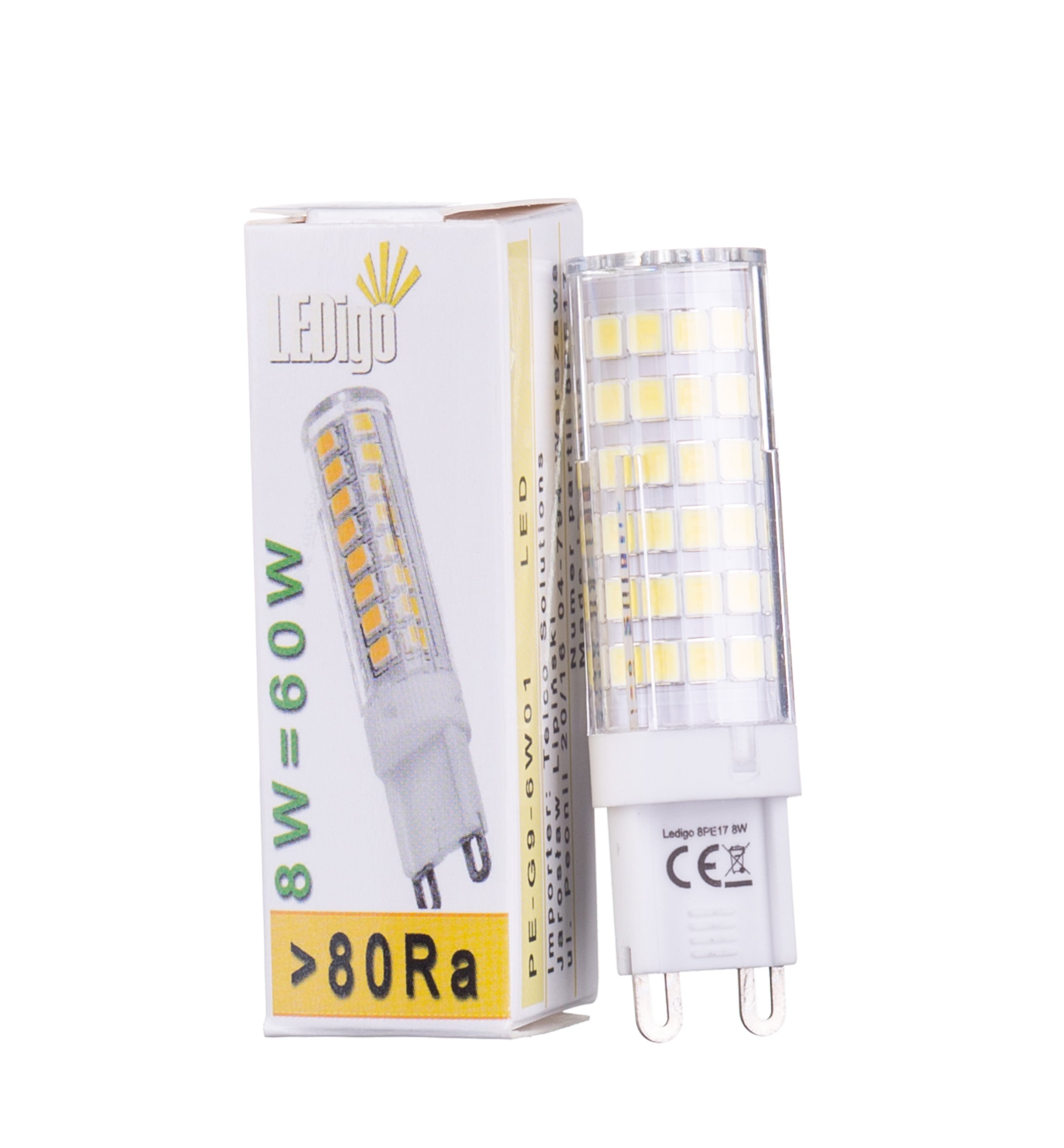 

Żarówka Led G9 8W=60W 660lm Bardzo Jasna neutralna