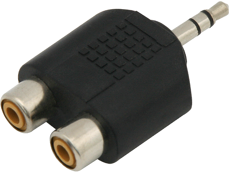 

Przejście Jack Wtyk 2 Gniazda Rca Cinc Stereo
