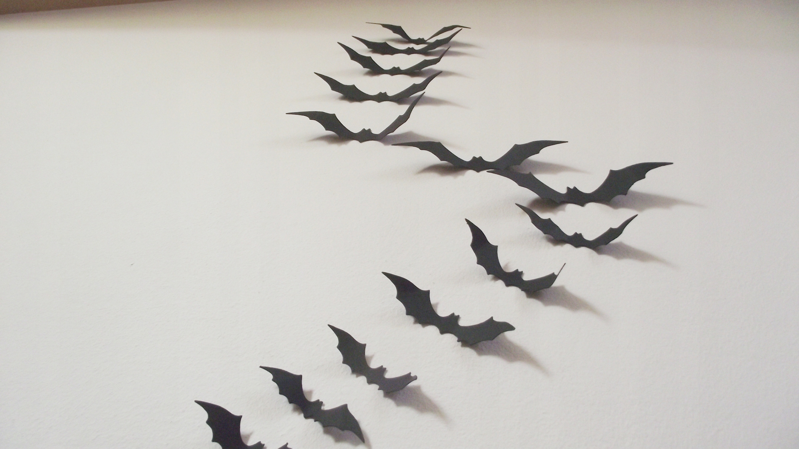 HALLOWEEN NIETOPERZ 3D NA ŚCIANĘ NAKLEJKI 12SZT Bohater Inny