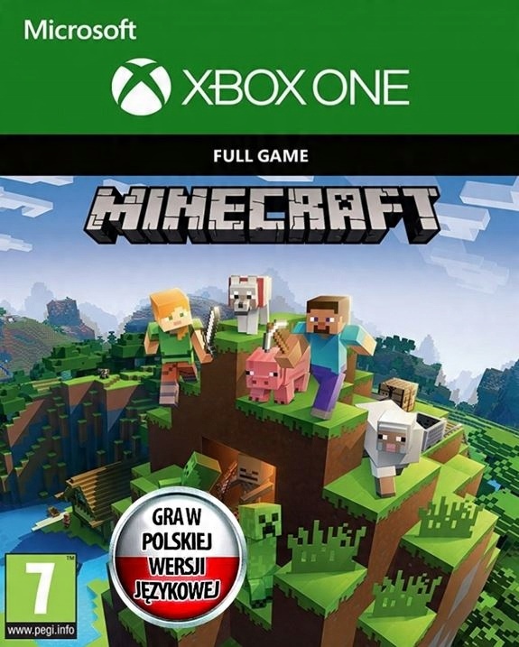 Minecraft Xbox One S X 4k Nowa Polska Wersja Kod 69 90 Zl Stan Nowy Gra Przygodowa Allegro Pl