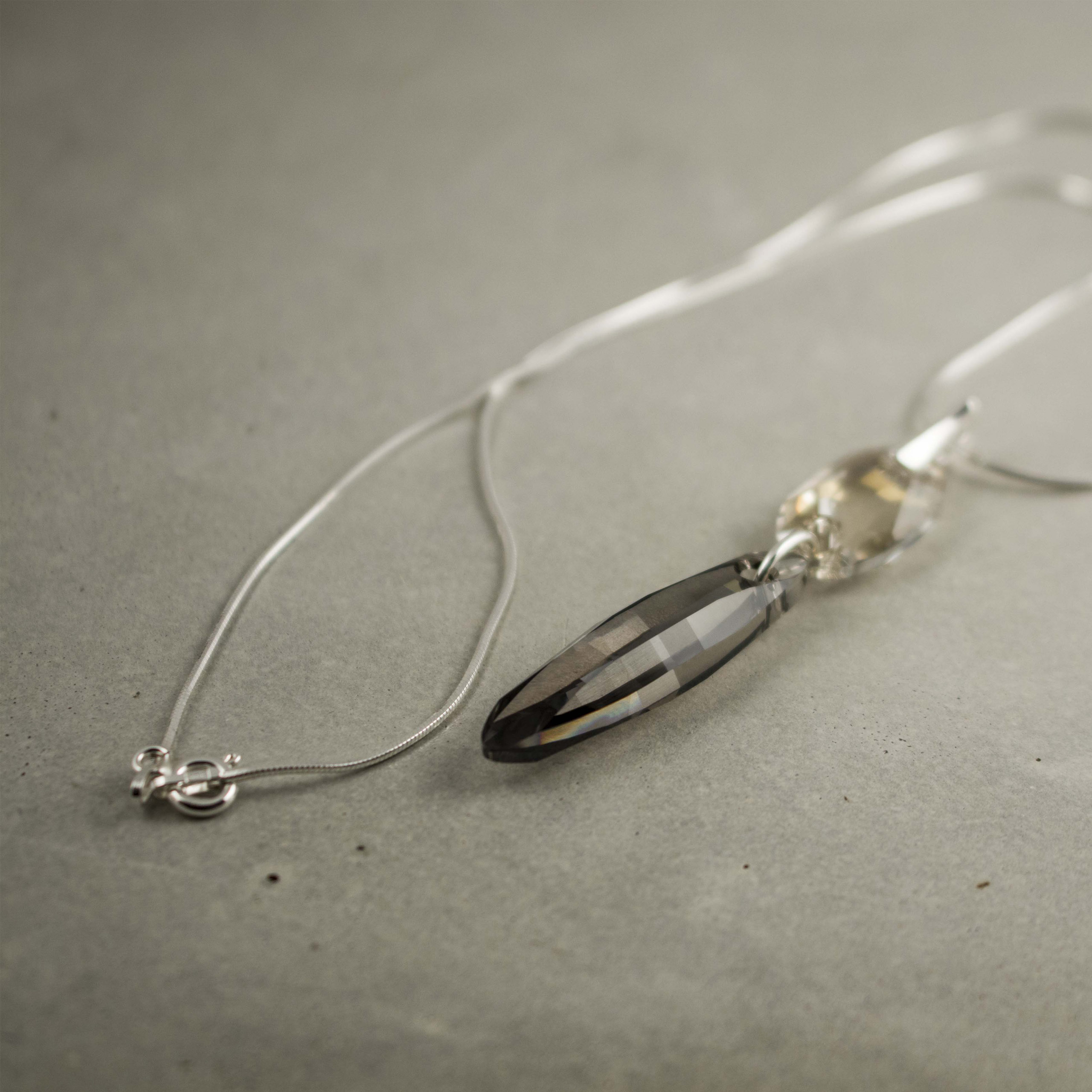 Naszyjnik srebro ENGELKE SWAROVSKI błyszczący Marka Inna marka