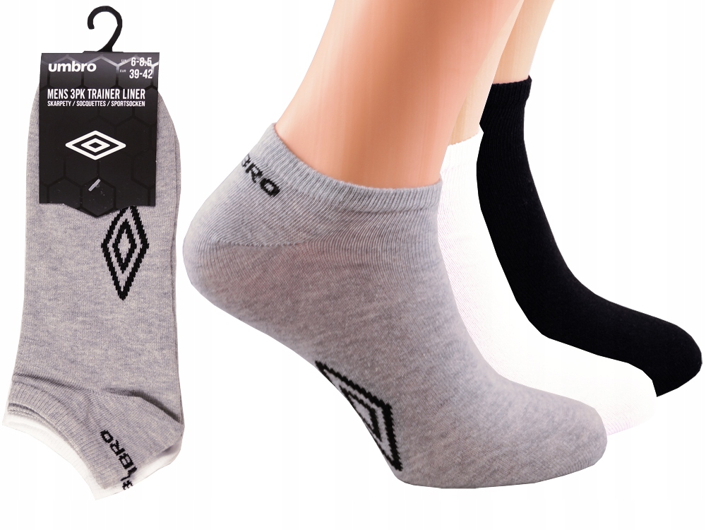 

Skarpety Umbro Stopki 3 Pary bawełniane r 39-42