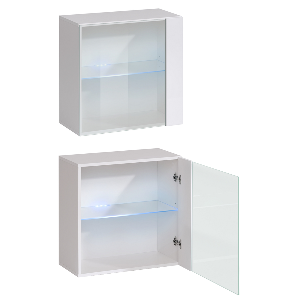 MEBLOŚCIANKA SWAP XIV - MAT PVC I W. POŁYSK PVC WT Kolor frontów wielokolorowy