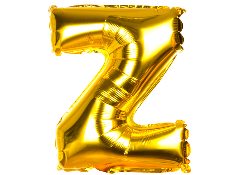 

Balony Foliowe Literki 40CM Balon Literka Złota Z
