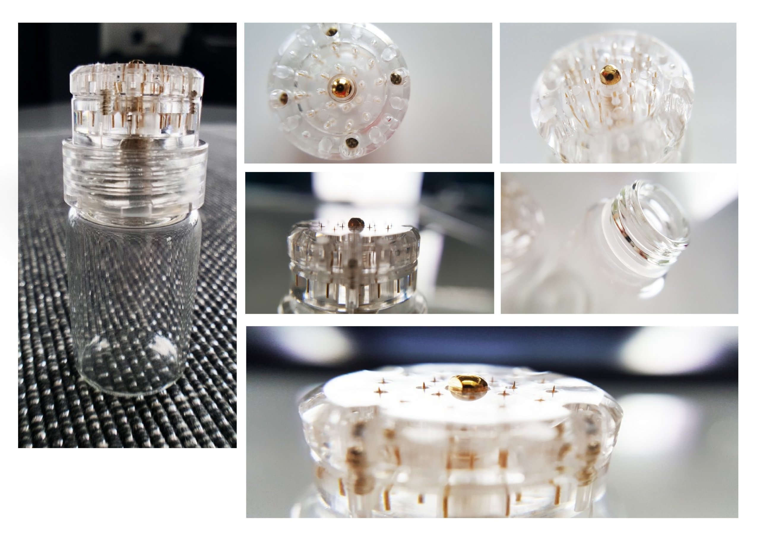 DERMO-PINS - Mezoterapia aplikacja serum - 1,0mm Marka inna marka