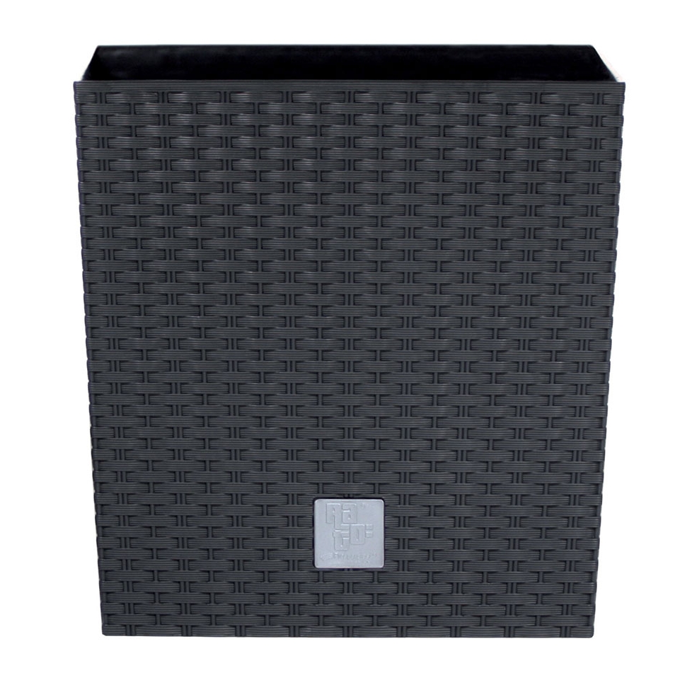 

Doniczka + wkład Rattanowa 22 x h23cm Kwadratowa