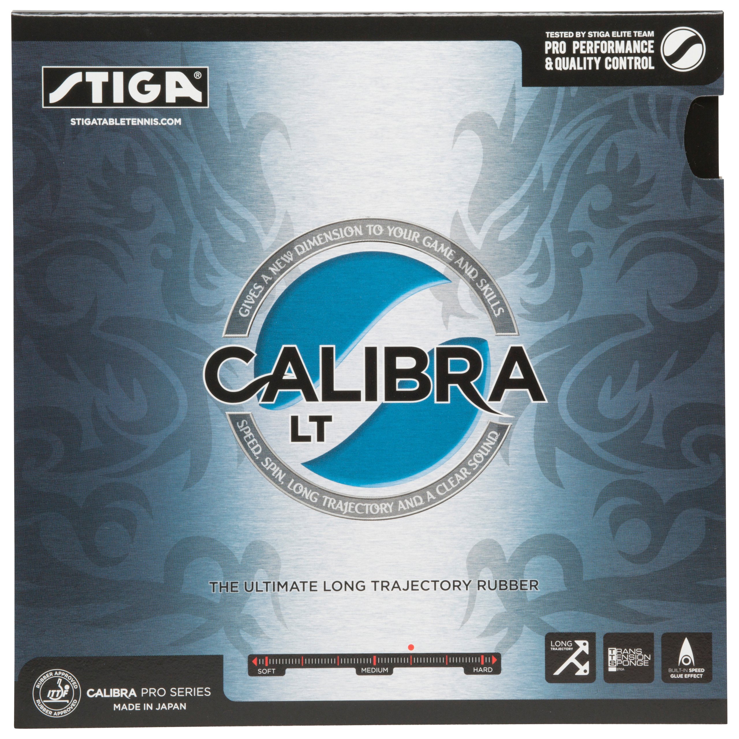 Obklad Stiga Calibra Lt 2,0 červený, pingpongový