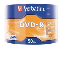 Płyty Dvd-r Verbatim Dvd-r 16x 4.7GB 50P Sp Matt-Zdjęcie-0