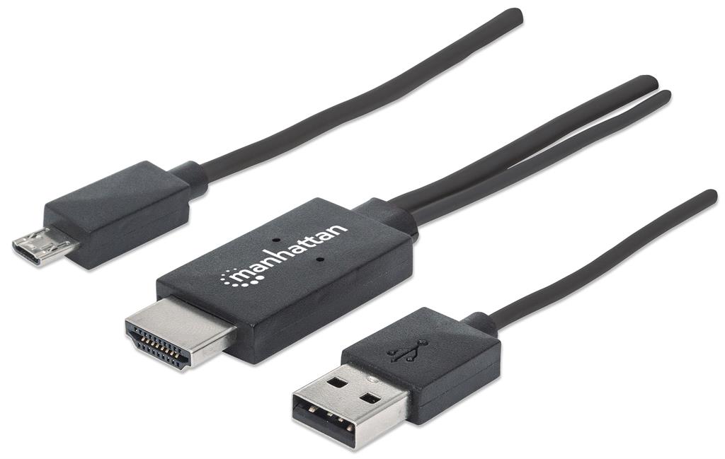 Adapter Mhl Hdtv Manhattan 151511 czarny