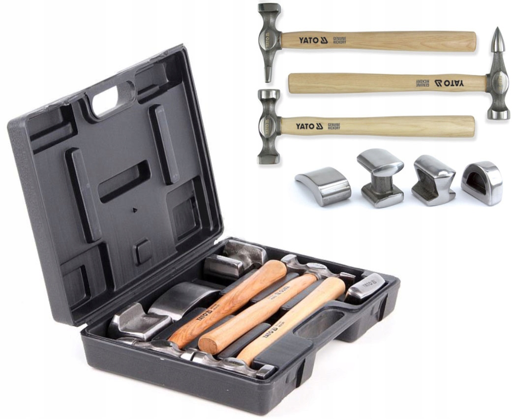 Zestaw blacharski Yato hikorowe trzonki YT 4590