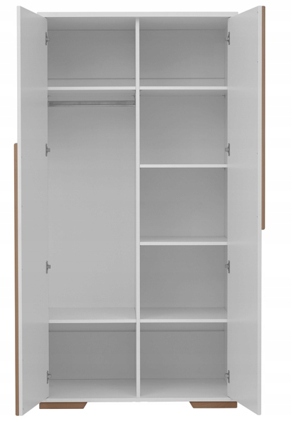 Pinio Snap szafa 2 drzwiowa pojemna biała Marka Pinio