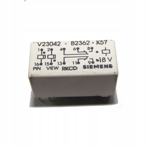 

Przekaźnik V23042-B2362-X57 Cewka 18V Siemens