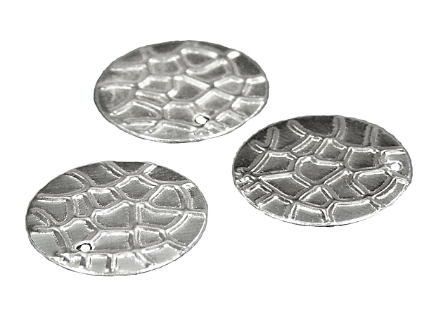 Zawieszka krążek karbowany 13mm 20szt W13s20