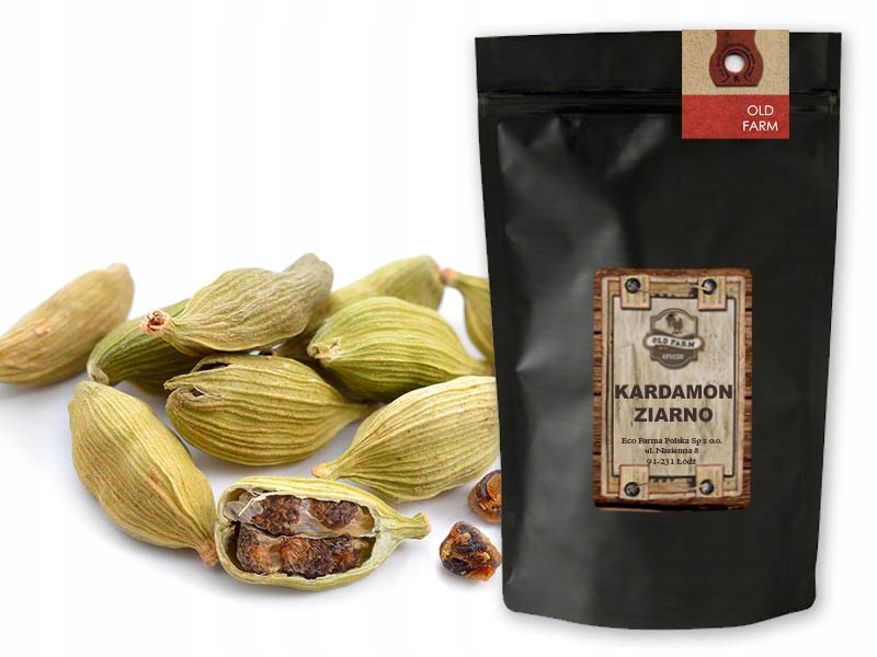 Levně Kardamom Zelené Zrno 500 G Celá Semena Loď