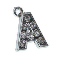 RU1401N Charms Cyrkonia Alfabet Litera 'a' 2szt