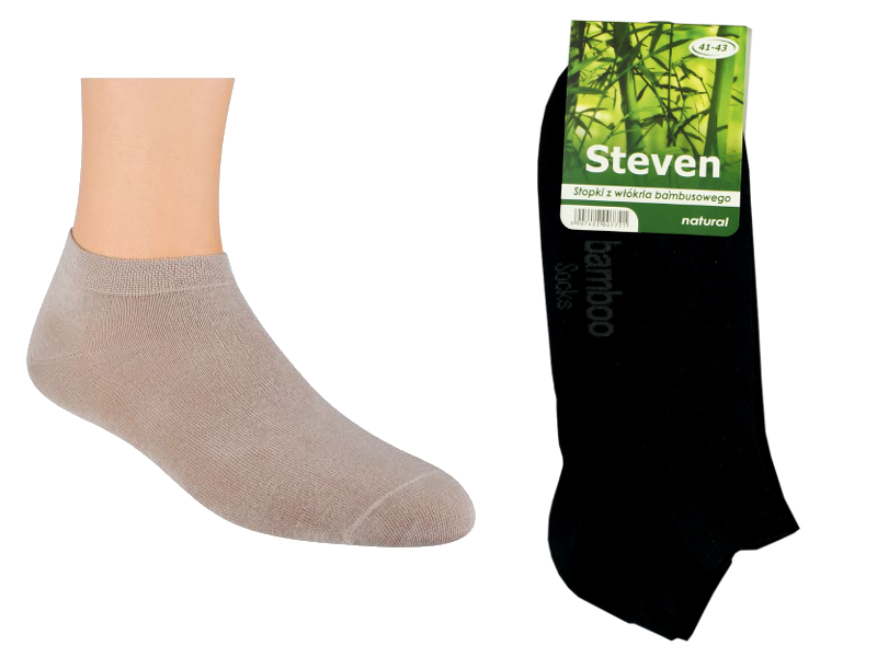 

Bambusowe stopki Steven natural * kolory * r 44-46