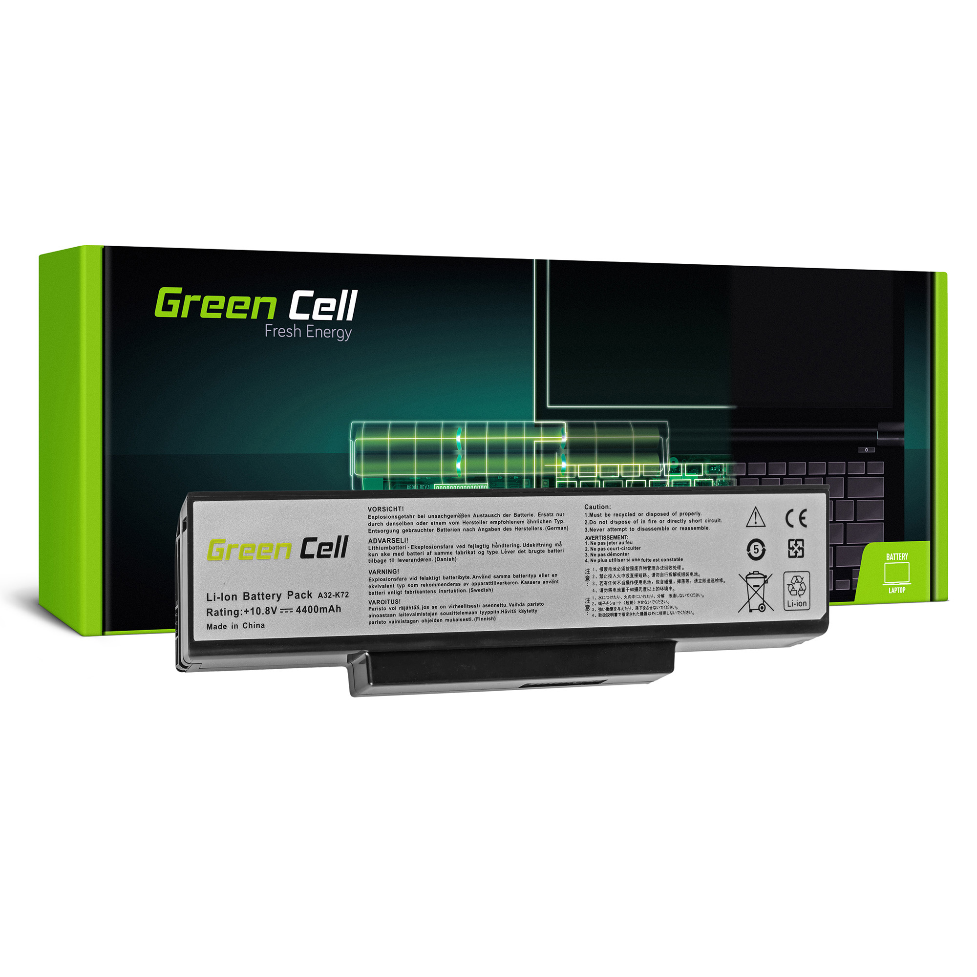 

Bateria A32-K72 do Asus K72J K73SV N71 N73S X73S