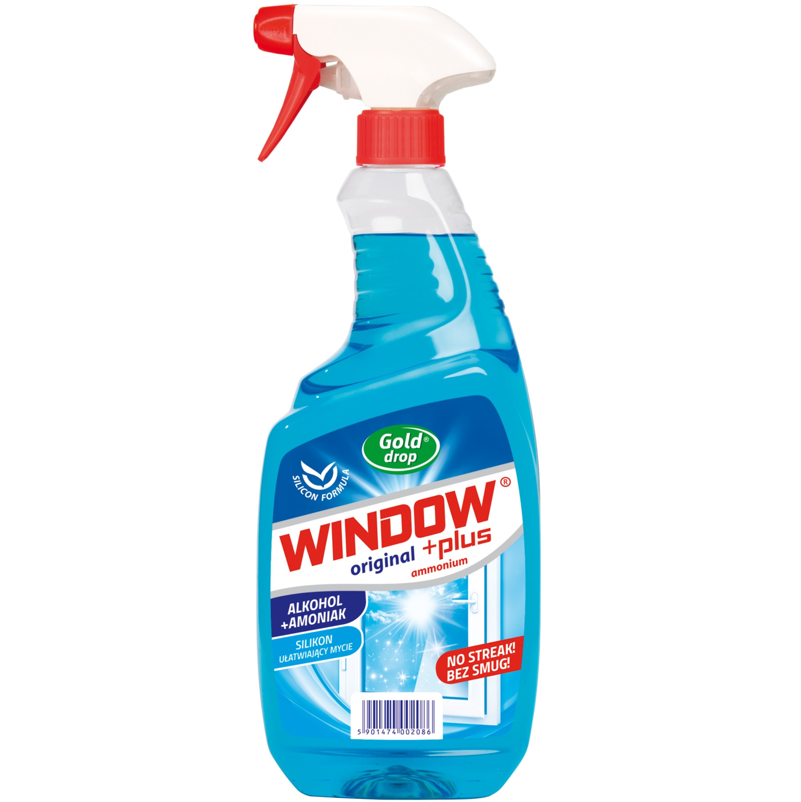 

Window plus Płyn do mycia szyb z Amoniakiem 750ml