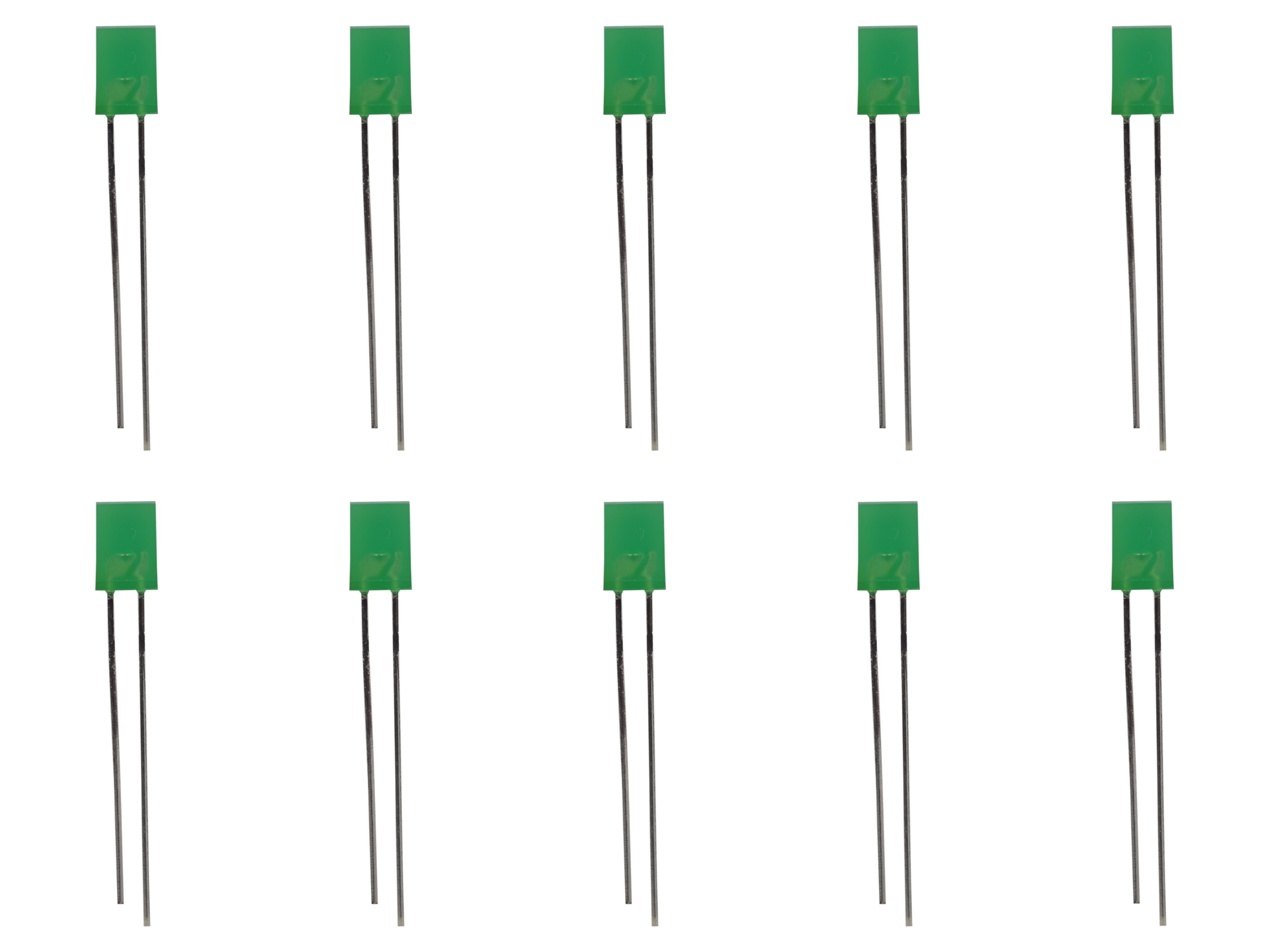 

Led 2x5mm zielona mat - [10szt]