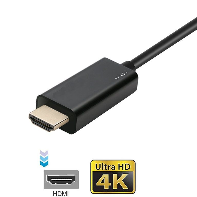 Kabel Display Port DisplayPort do HDMI 1,8m 4K 2K Model KDH