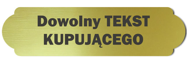 TABLICZKA GRAWEROWANA Z DOWOLNYM TEKSTEM XK95