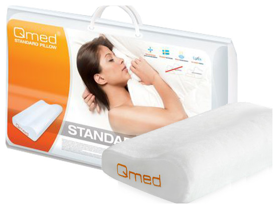 Poduszka ortopedyczna Qmed profilowana szwedzka Model Standard Pillow