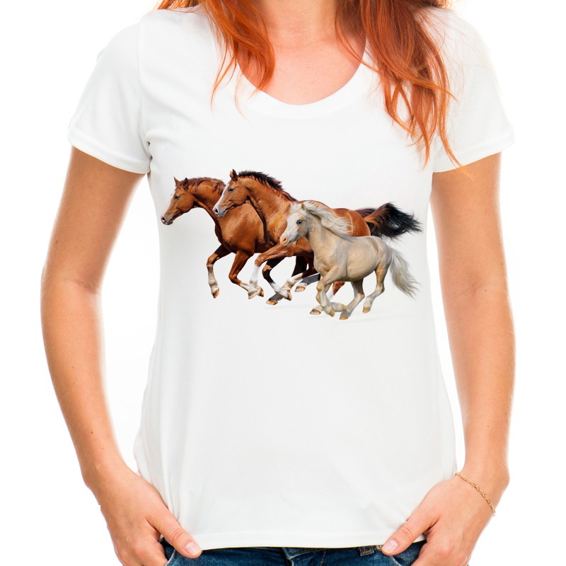 

Koszulka t-shirt bluzka z koniem końmi konie -s Hq