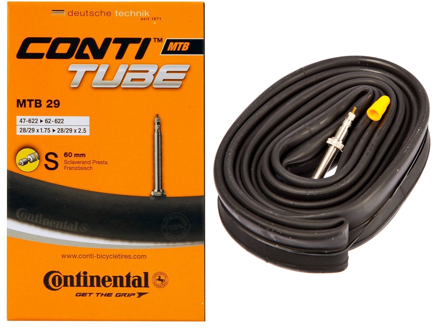 

Continental 28/29 x 1,75-2,5 FV-60mm dętka presta