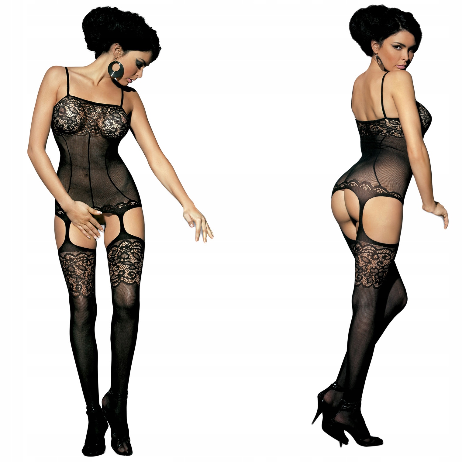 

Obsessive Bodystocking F204 czarny S/m/l