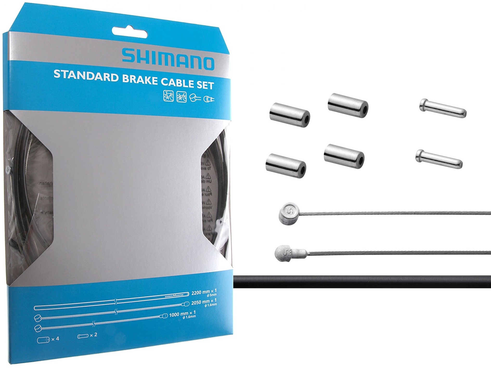 

Zestaw Shimano linek pancerzy hamulca Mtb szosa