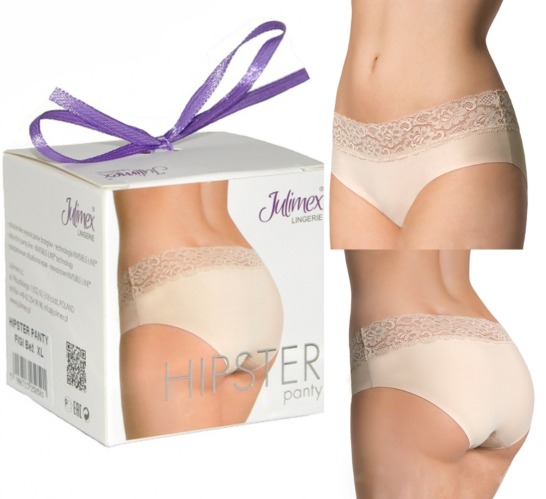 

julimex Hipster panty Figi bezszwowe Kolory # XL