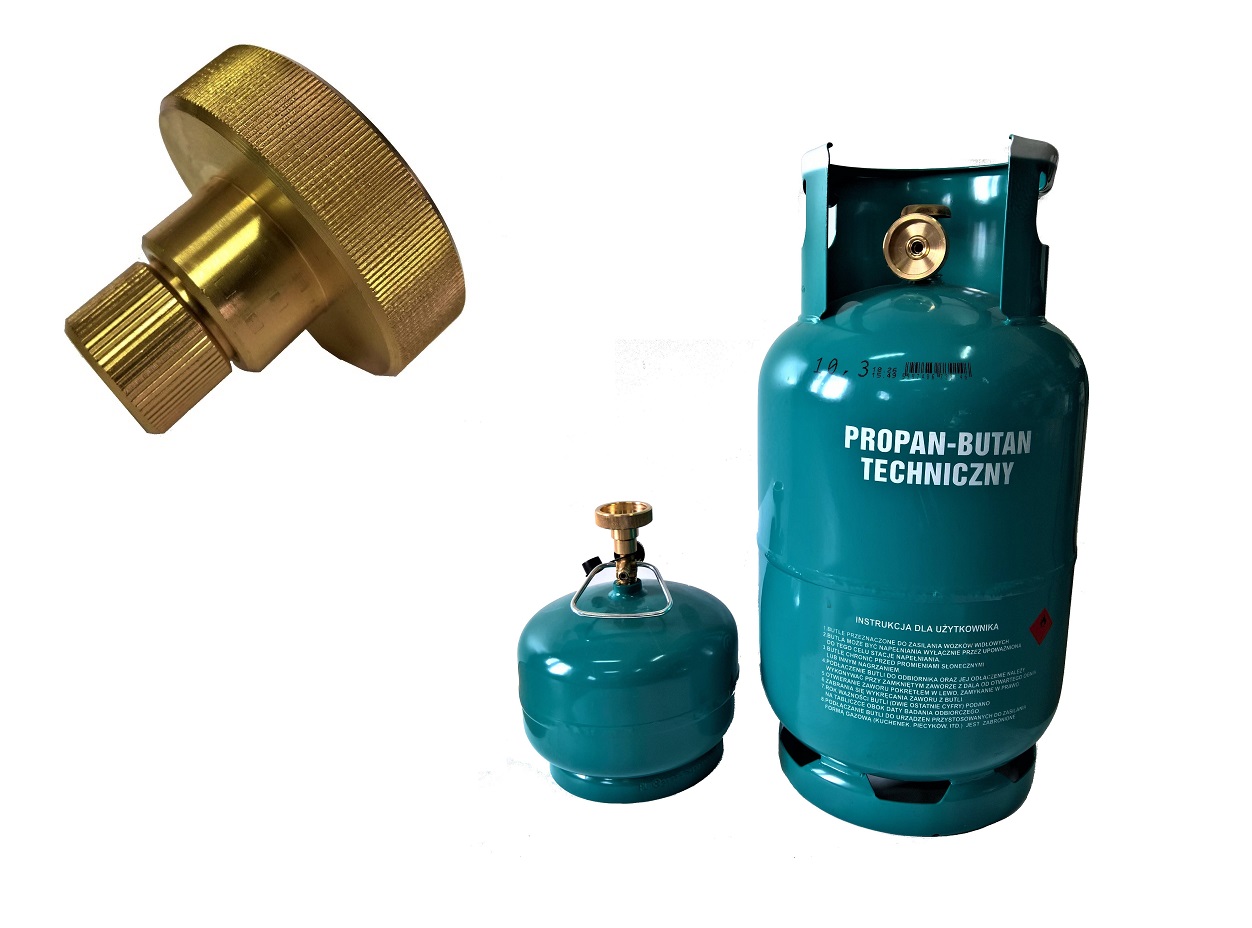 

2w1 przejściówka adapter nabijanie butli Lpg