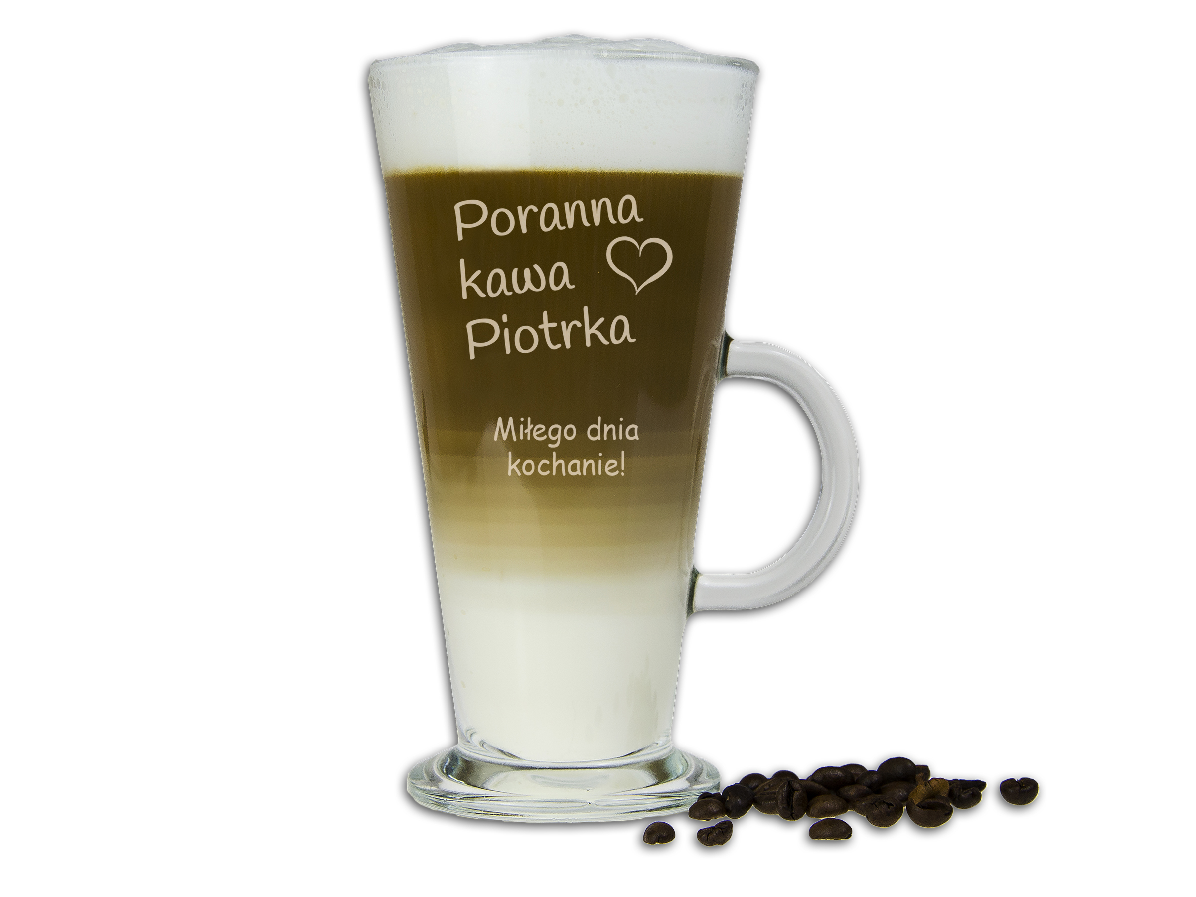 

Szklanka Latte Dla Chłopaka Prezent Grawer + Imię