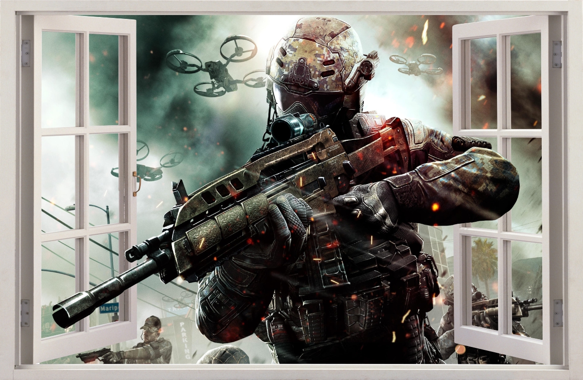 

Naklejki Na Ścianę Okno Call Of Duty 69 100x65 cm