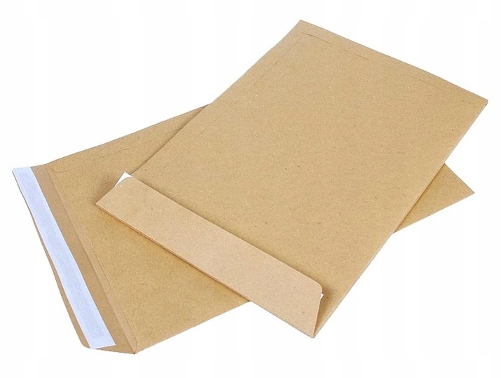 

Koperty Listowe C4 Hk Z Paskiem Brązowe 50szt