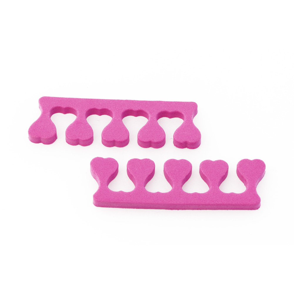

MylaQ Separatory do pedicure różowe para